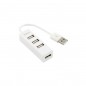 Hub USB 4 ports SBOX H-204 / Blanc