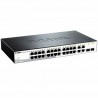 Switch D-Link DGS-1210-28P 24 Ports PoE 10/100/1000 Mbps + 4 ports SFP - Noir(DGS-1210-28P)