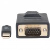 Cable Mini DisplayPort 1.2a to VGA Cable /Noir