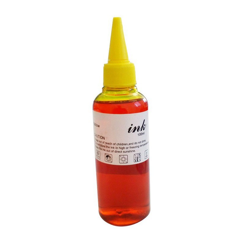 BOUTEILLE D'ENCRE UNIVERSELLE 100ML - YELLOW