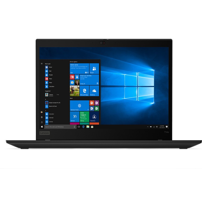 Pc Portable Lenovo Thinkpad T14s Gen 1 I5 10é Gén 16Go 512 Go Noir 20T0000DFE