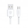 Câble USB vers Micro USB Inkax CK-65 2.1A / 2M / Blanc