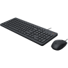 Ensemble Clavier Azerty Arabise et Souris filaires HP 150 / Noir