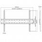 Support Mural Fixe SBOX PLB-2546F-2 Pour TV 37" - 80"