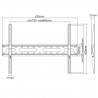 Support Mural Fixe SBOX PLB-2546F-2 Pour TV 37" - 80"