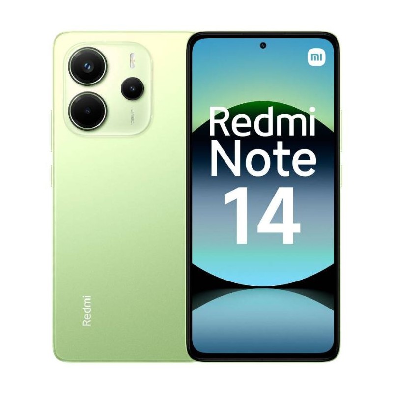 Smartphone Xiaomi Redmi Note 14 4G 8Go 256Go - Lime Green