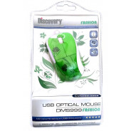 Mini Souris Optique Discovery DMS999 Fashion – Vert & Blanc – DMS-999Y