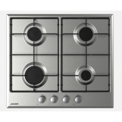 PLAQUE VIOL JOKER 4 FEUX EMAILLE FFD / 60cm / INOX