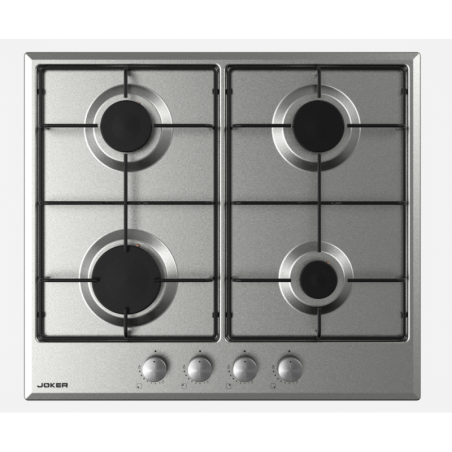 PLAQUE VIOL JOKER 4 FEUX EMAILLE FFD / 60cm / INOX