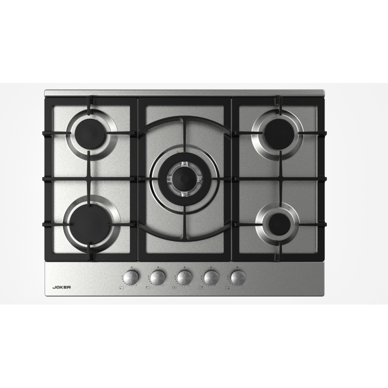 PLAQUE VIOL 5 FEUX JOKER / 70CM / INOX