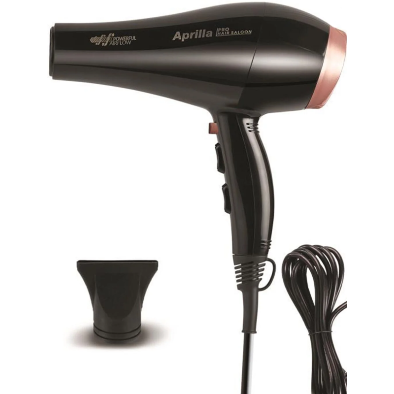 Sèche-cheveux Aprilla AHD-2151 / 2400 W / Noir et Bronze