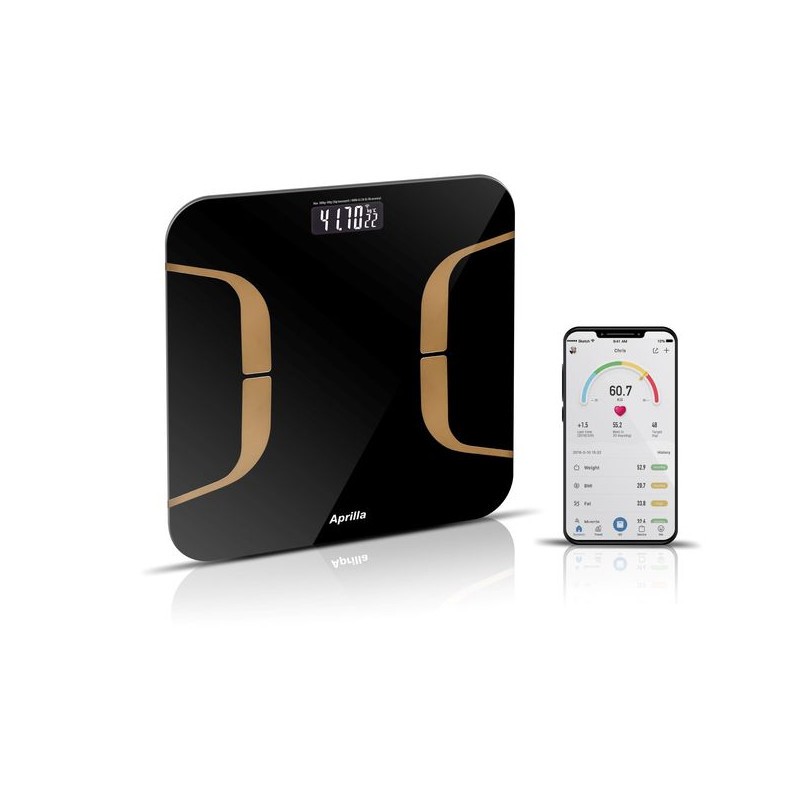 PÈSE PERSONNE CONNECTÉ APRILLA ABS-1080 / NOIR PÈSE PERSONNE CONNECTÉ APRILLA ABS-1080 / NOIR