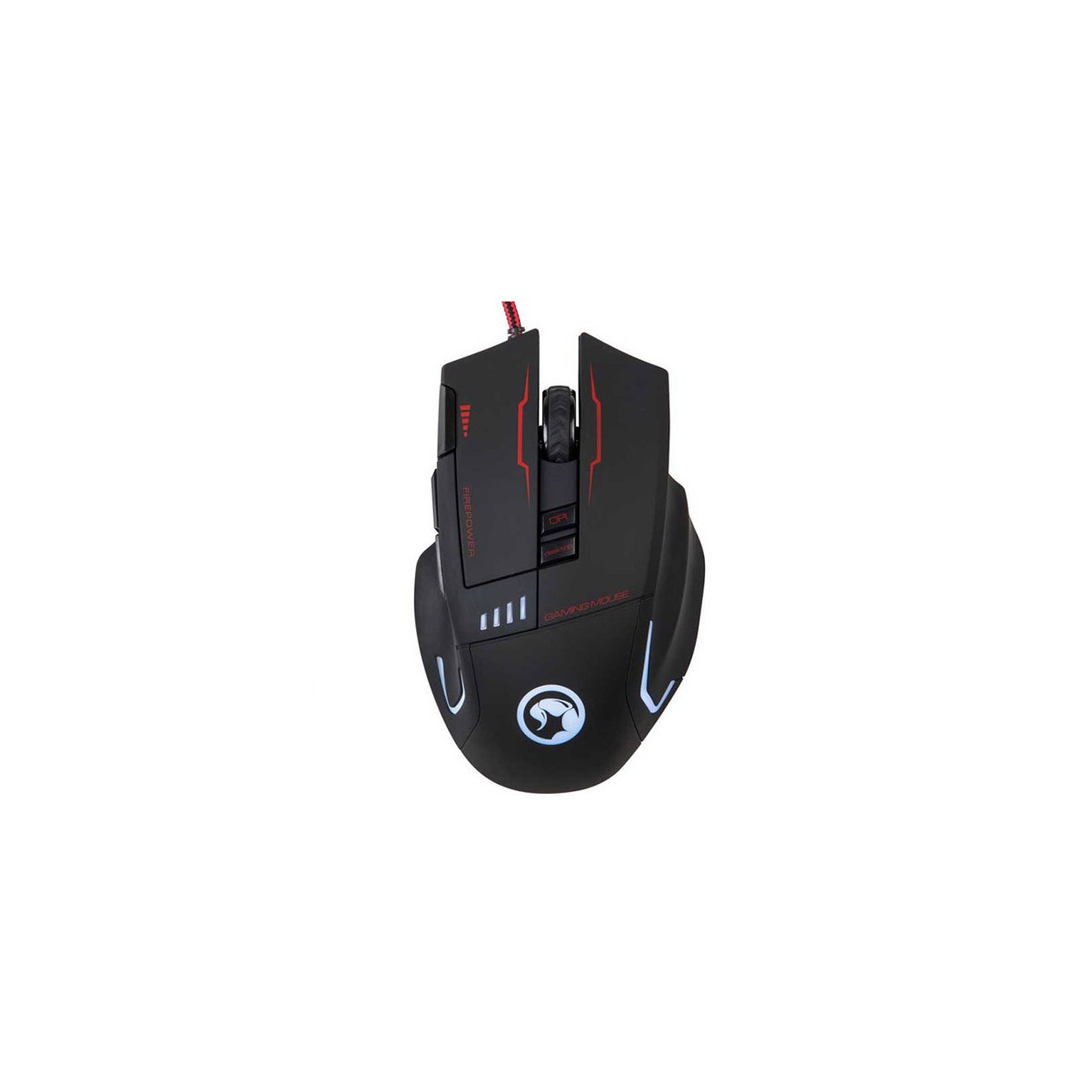 Souris Gaming MARVO G909H Scorpion Optique Rétroéclairée USB 2.0 4800DPI 8 Boutons et 7 Couleurs – G909H