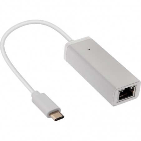 Adaptateur Type C Vers Rj45 Blanc