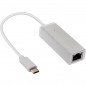 Adaptateur Type C Vers Rj45 Blanc