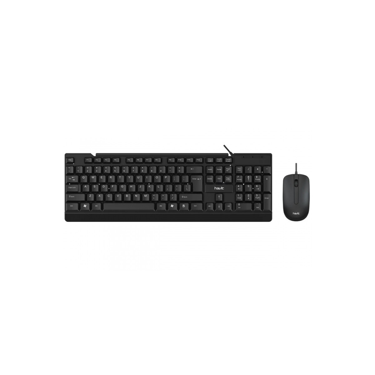 Ensemble Clavier & Souris Filaire Havit HV-KB272CM – Noir – HV-KB272CM