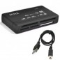 Lecteur De Carte Mémoire All In One USB Noir