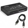 Lecteur De Carte Mémoire All In One USB Noir