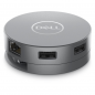 Adaptateur multiport USB-C 6-en-1 Dell DA305 / Gris