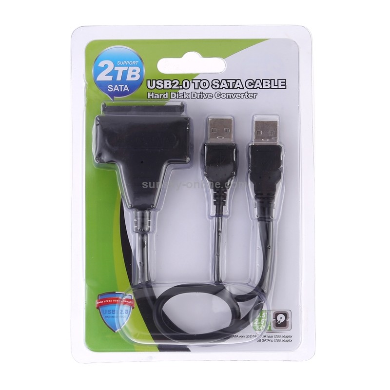 ADAPTATEUR USB 2.0 TO SATA 2T