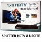 SPLITTER HDMI HDTV 1 x 8 répartiteur duplicateur HDMI 1 entrée 8 sorties 1080P SPLITTER HDMI HDTV 1 x 8 répartiteur duplicateur HDMI 1 entrée 8 sorties 1080P