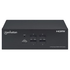 Commutateur KVM HDMI à 4 ports pour deux moniteurs