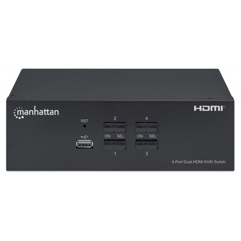 Commutateur KVM HDMI à 4 ports pour deux moniteurs