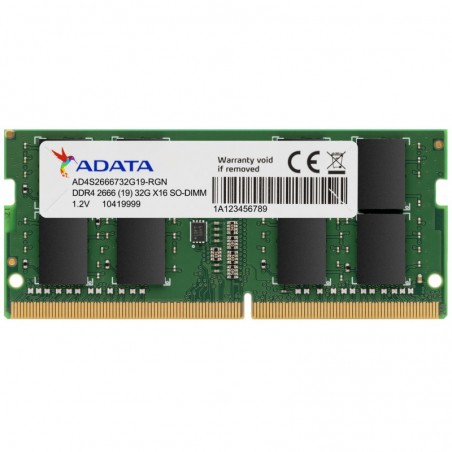 BARRETTE MEMOIRE ADATA SO-DIMM 4GO DDR4 2666 MHZ