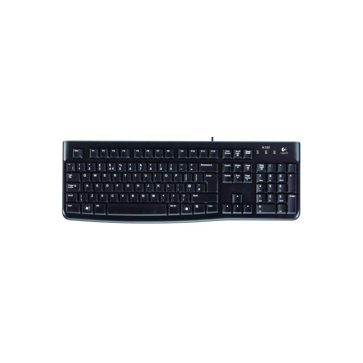 Clavier Filaire Logitech USB Noir – 920-002488