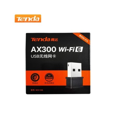 Adaptateur USB Sans Fil TENDA W311MI v6.0 AX300 Wi-Fi 6