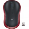 Souris Sans Fil Logitech M185 - Rouge