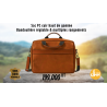 Sac PC cuir haut de gamme – MARRON