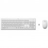 Ensemble Clavier et Souris Sans Fil HP 230 Azerty / Blanc