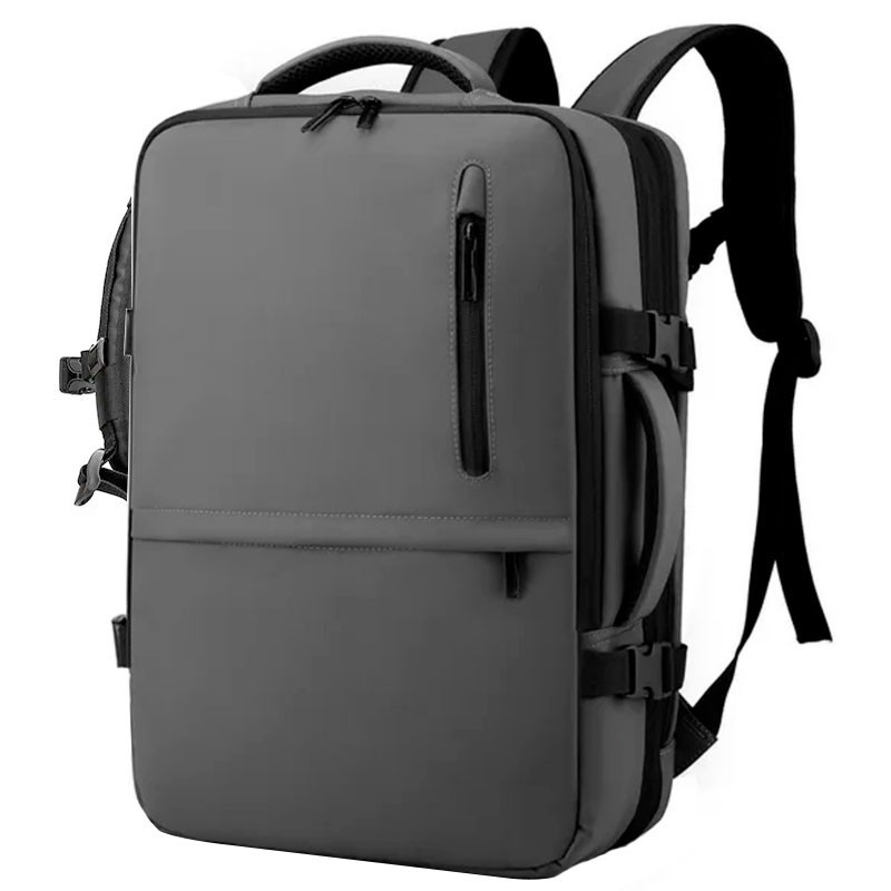 Sac à Dos de Voyage Extensible - Gris Foncé - Modèle BAG-1904