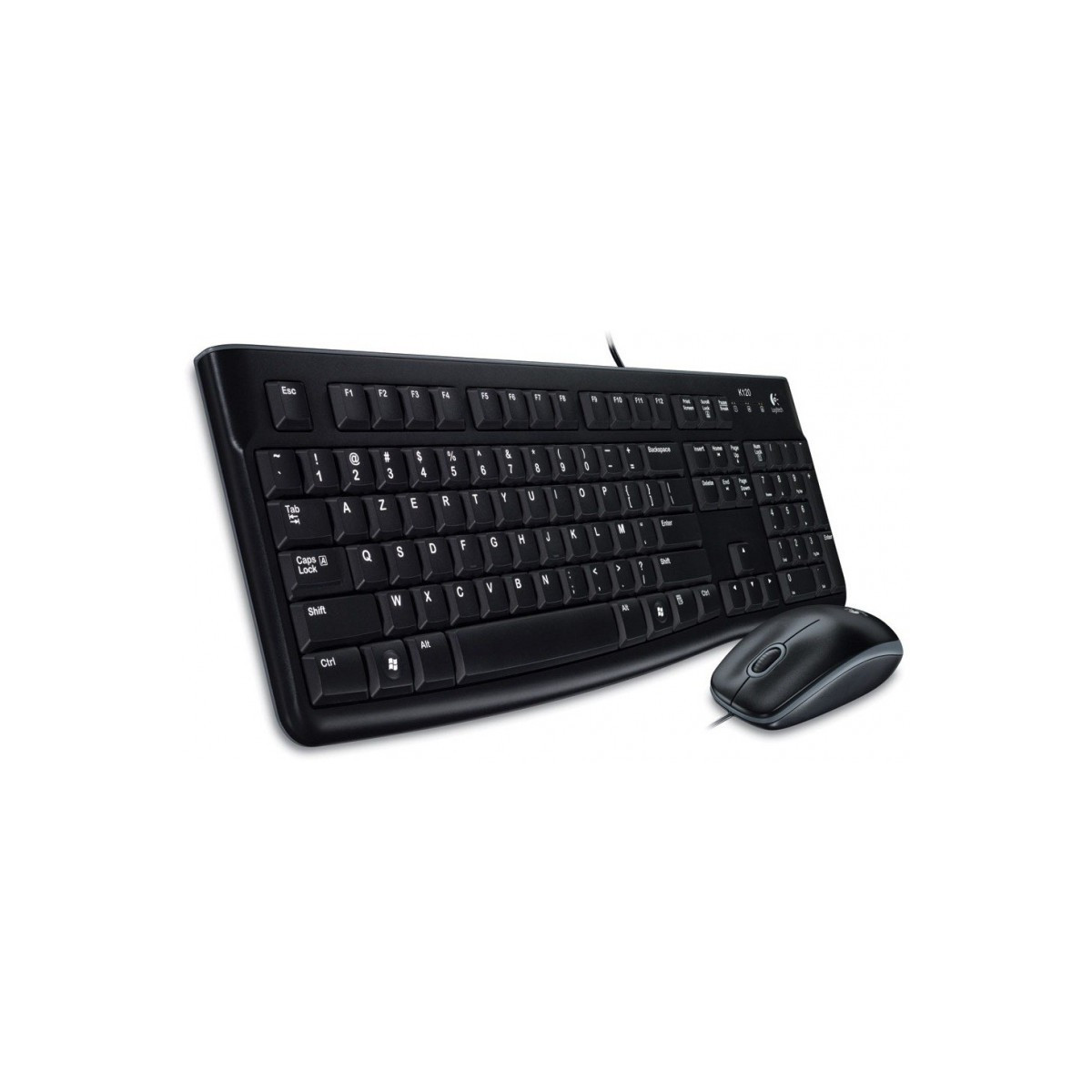 Ensemble Clavier & Souris USB Logitech MK120 Noir – 920-002539