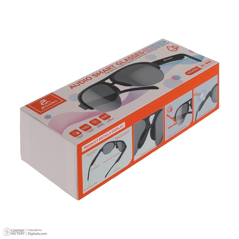 LUNETTES DE SOLEIL SANS FIL BT JEQANG JG-807