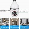 Caméra de Serveillance Ampoule IP Wifi Panoramique à 360°