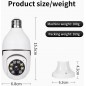 Caméra de Serveillance Ampoule IP Wifi Panoramique à 360°