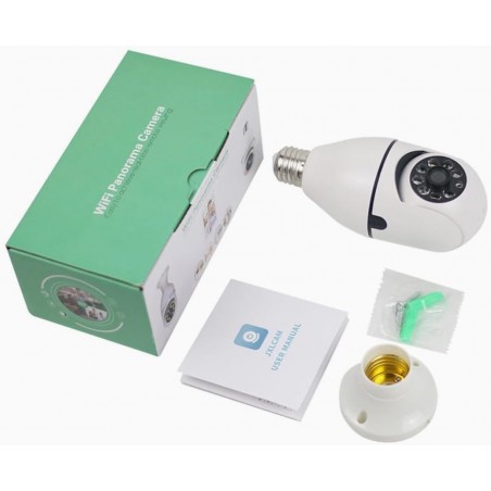 Caméra de Serveillance Ampoule IP Wifi Panoramique à 360°