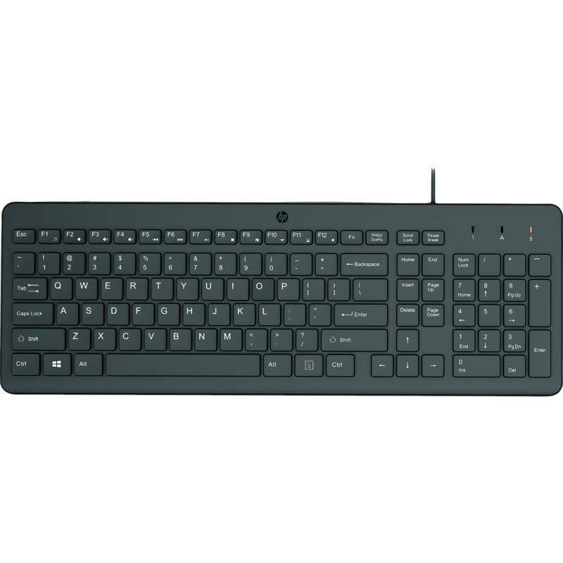 Clavier Filaire HP 150 Noir (664R5AA) – 664R5AA