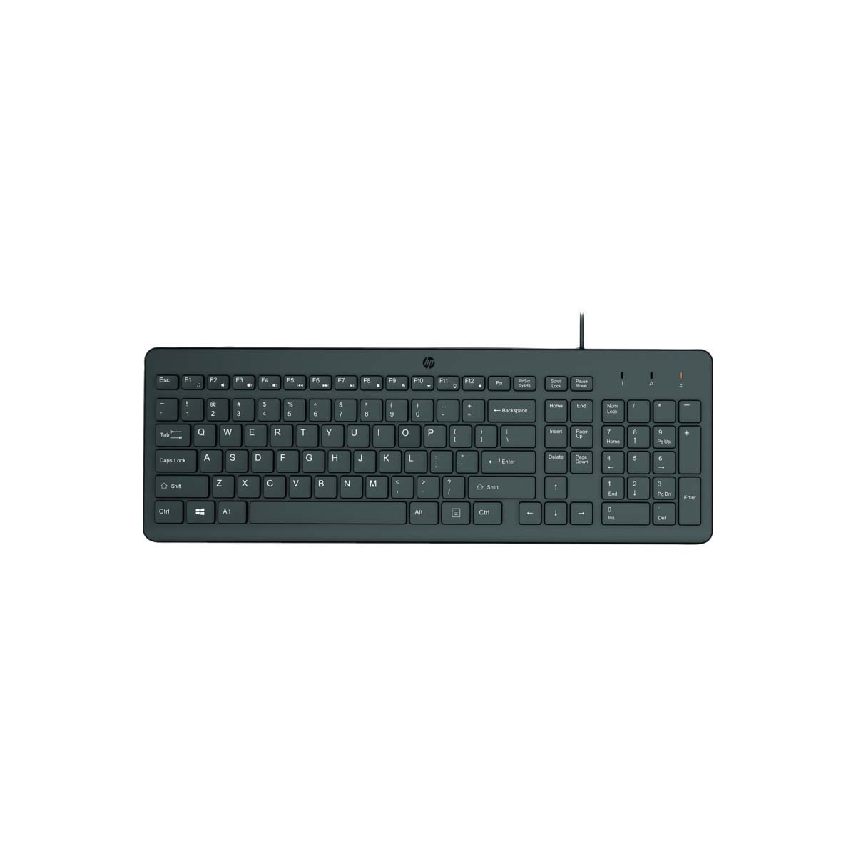 Clavier Filaire HP 150 Noir (664R5AA) – 664R5AA