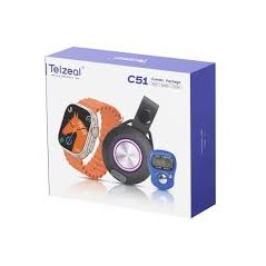 Telzeal C51 Combo Package (Watch+Speaker+Counter)- Silver