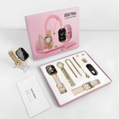 Montre Connectée 8en1 A58 Plus - Gold