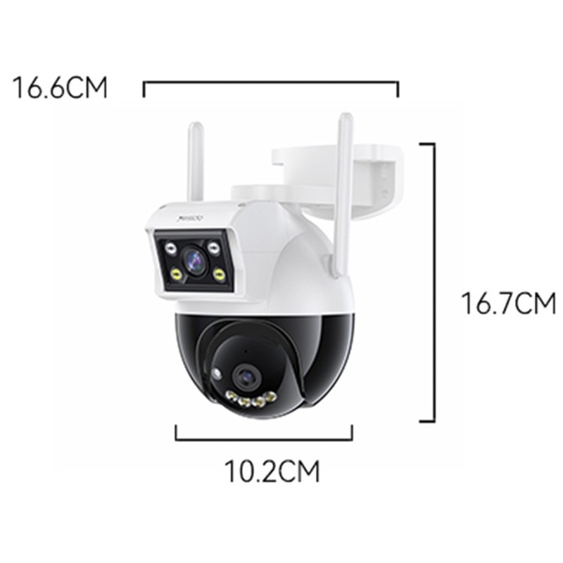 Caméra de surveillance extérieure WiFi Yesido KM12