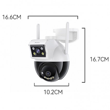 Caméra de surveillance extérieure WiFi Yesido KM12
