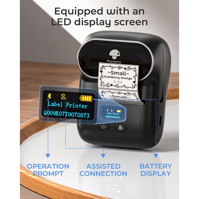 Imprimante d'étiquettes Phomemo Portable M110 Bluetooth