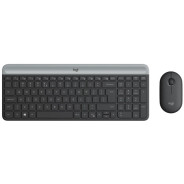 Ensemble Clavier & Souris Sans Fil Logitech Ultra-fin MK470 – Noir – MK470