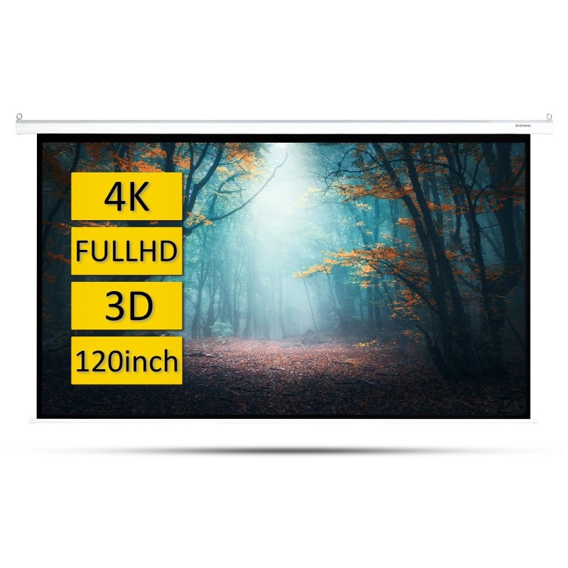 Ecran de projection Overmax Semi Automatic 100" / 124 x 221cm