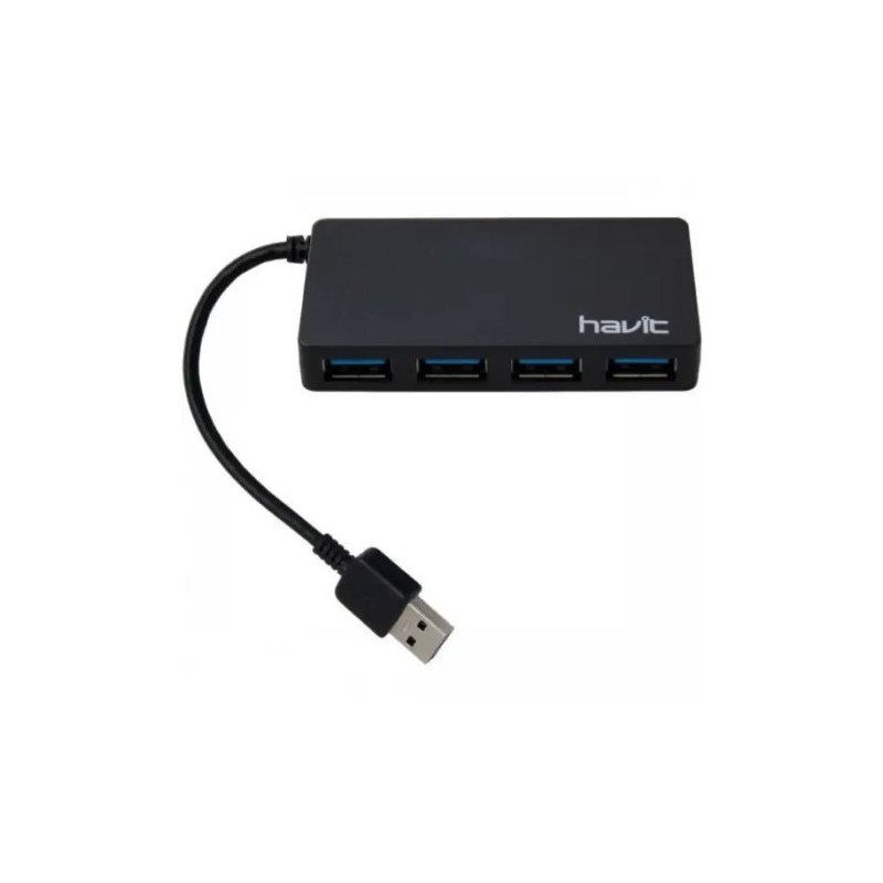 HUB USB HAVIT 4 Ports USB 3.0 - Noir