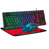 Pack Gamer 3 En1 Clavier & Souris T Wolf TF-31 RGB Noir